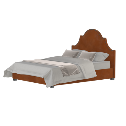 Ariana Double Bed with Elegant Headboard