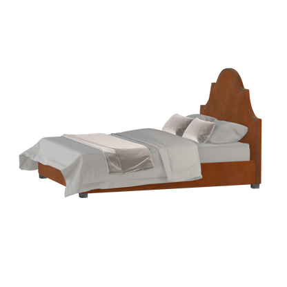 Ariana Double Bed with Elegant Headboard