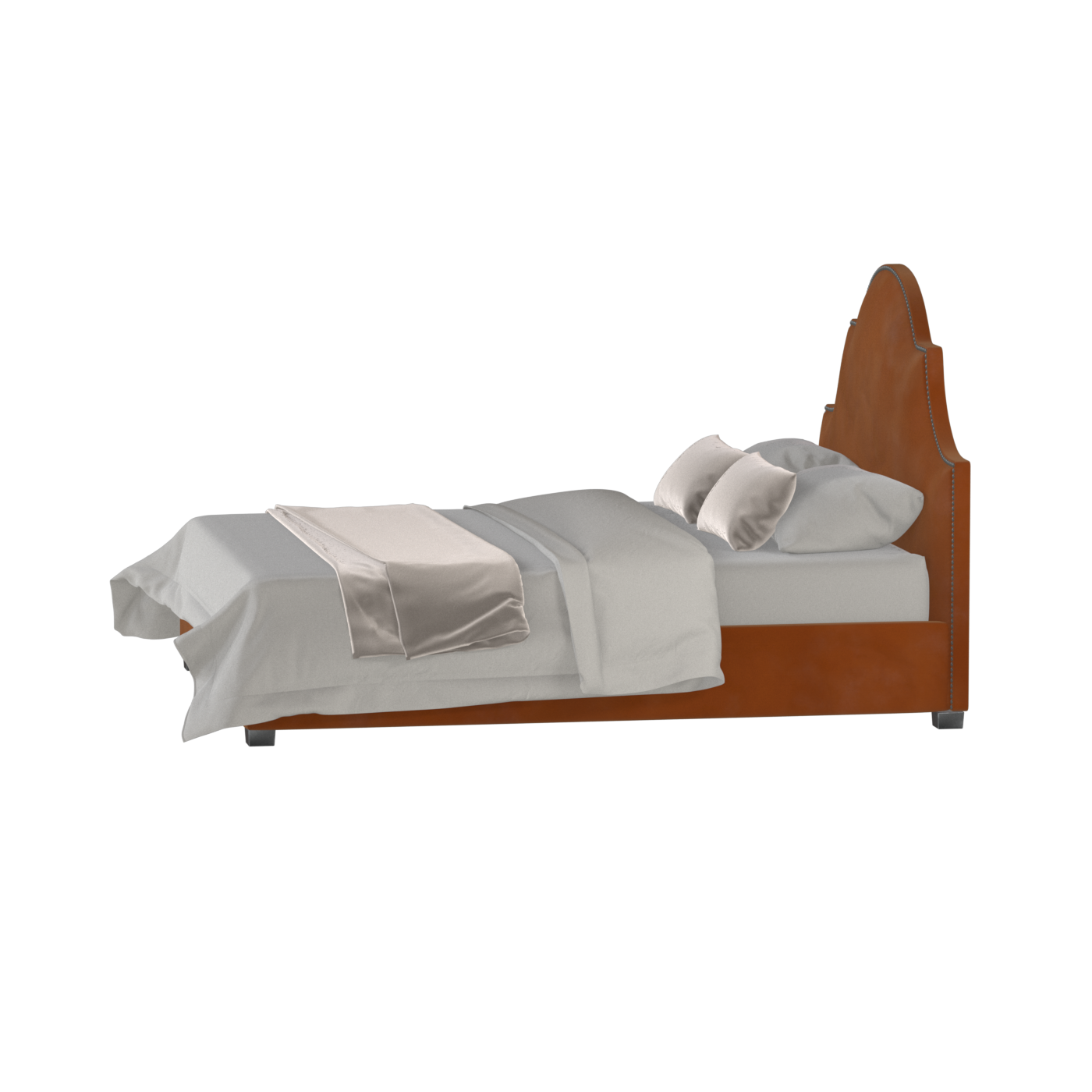 Ariana Double Bed with Elegant Headboard