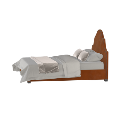 Ariana Double Bed with Elegant Headboard