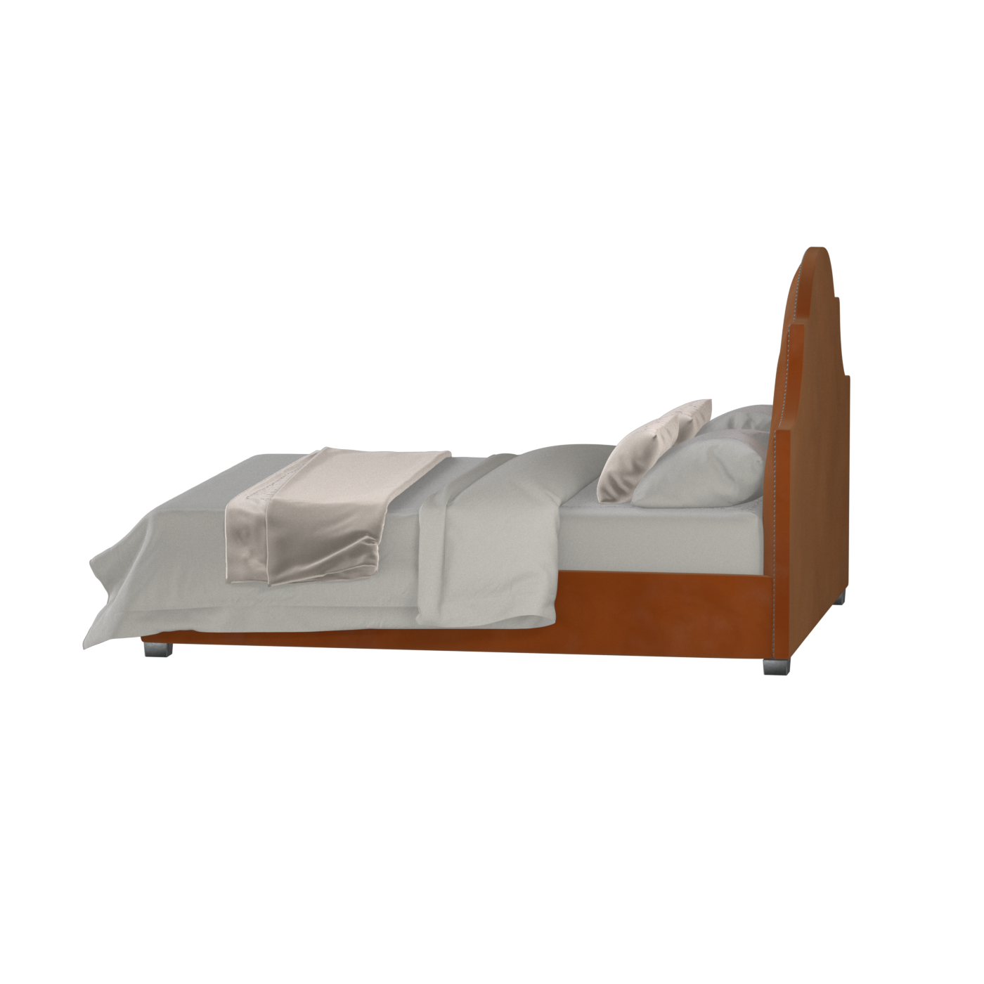 Ariana Double Bed with Elegant Headboard
