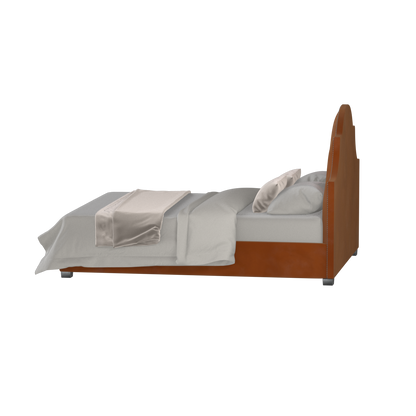 Ariana Double Bed with Elegant Headboard
