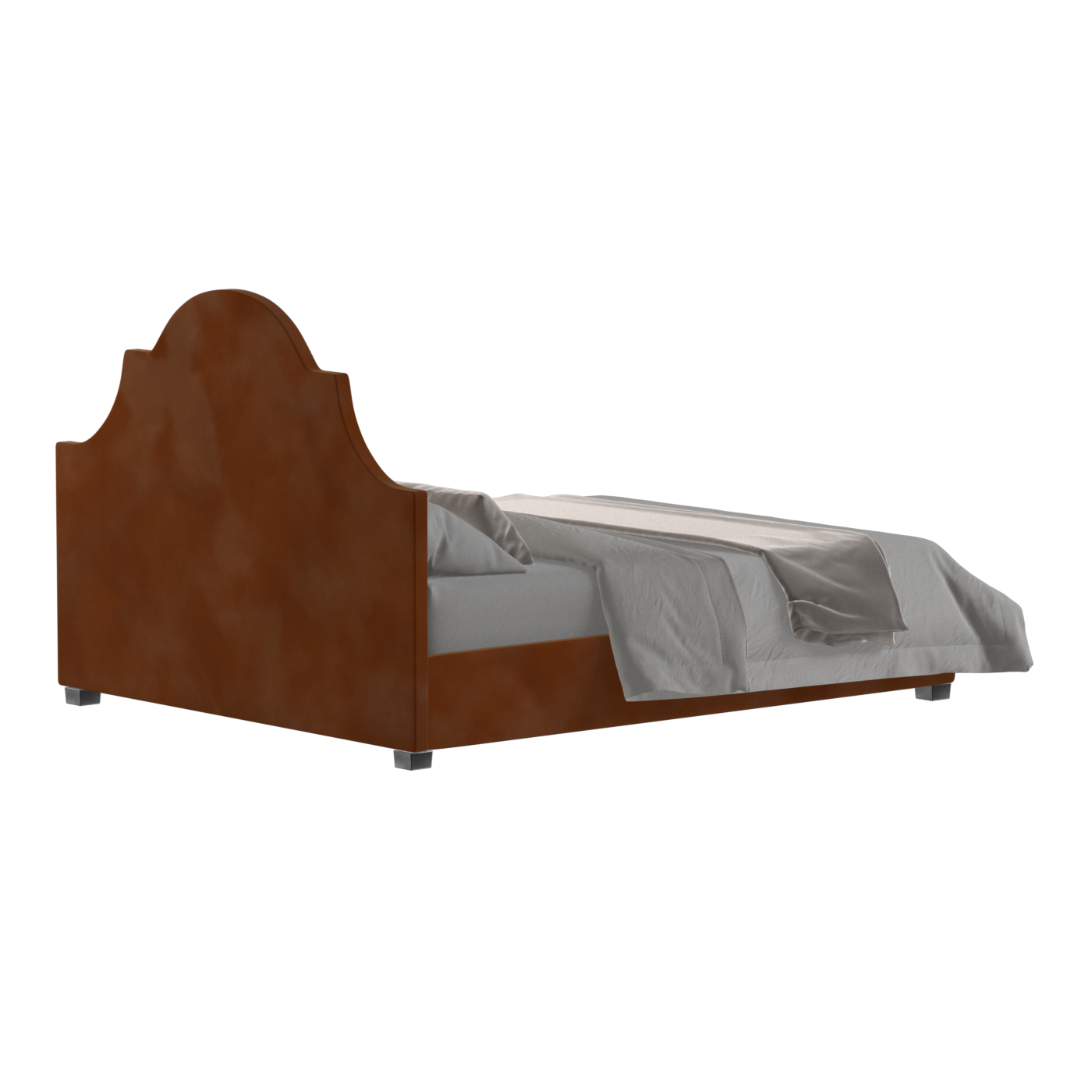 Ariana Double Bed with Elegant Headboard