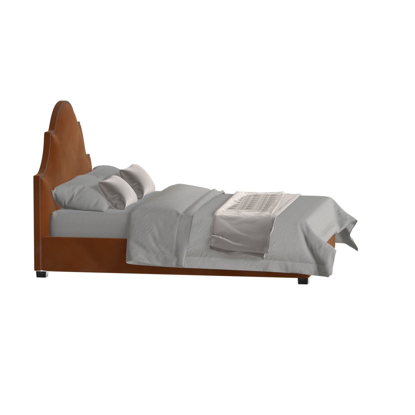 Ariana Double Bed with Elegant Headboard