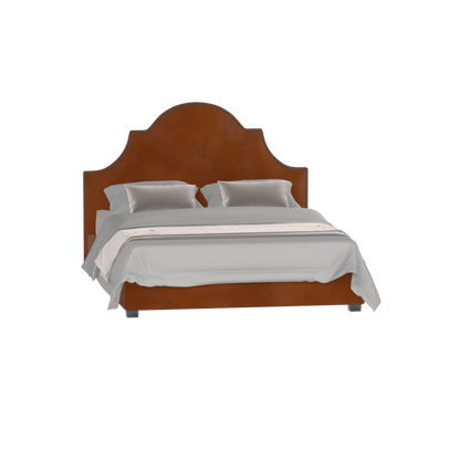 Ariana Double Bed with Elegant Headboard