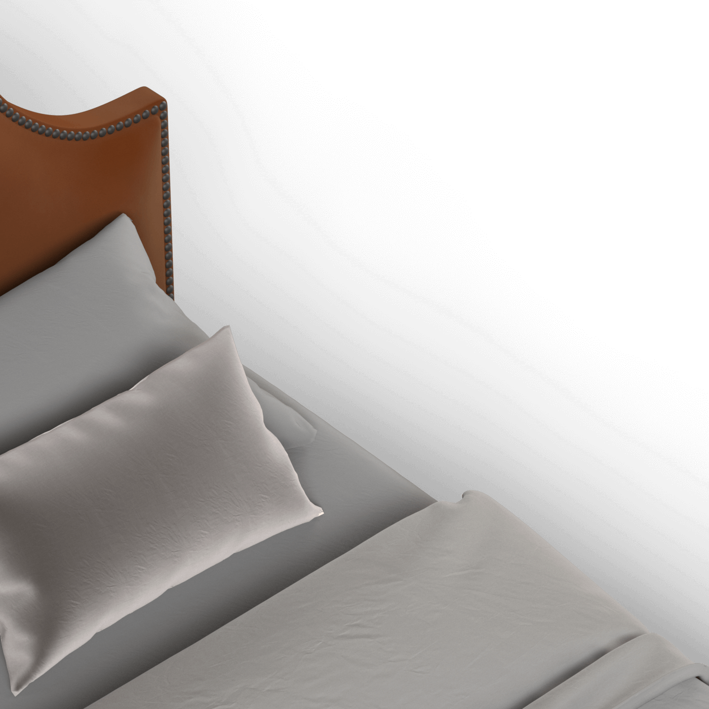 Ariana Double Bed with Elegant Headboard