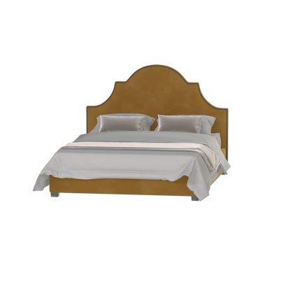 Ariana Double Bed with Elegant Headboard