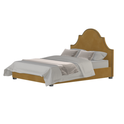 Ariana Double Bed with Elegant Headboard