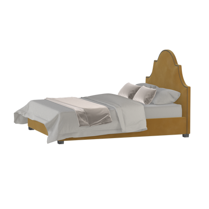 Ariana Double Bed with Elegant Headboard