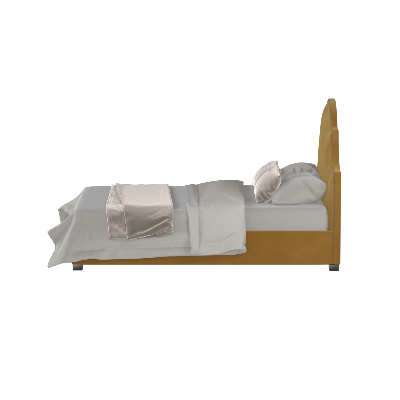 Ariana Double Bed with Elegant Headboard