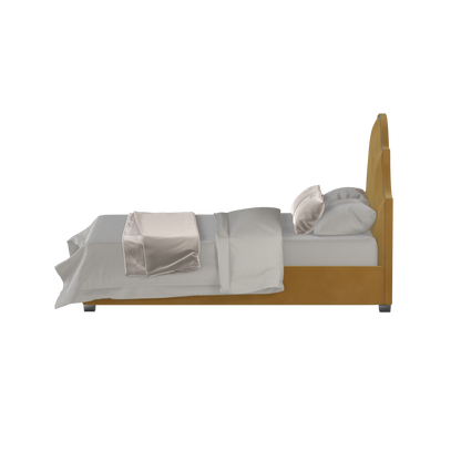 Ariana Double Bed with Elegant Headboard