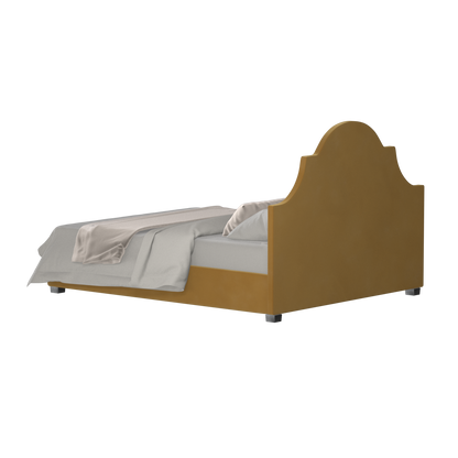 Ariana Double Bed with Elegant Headboard