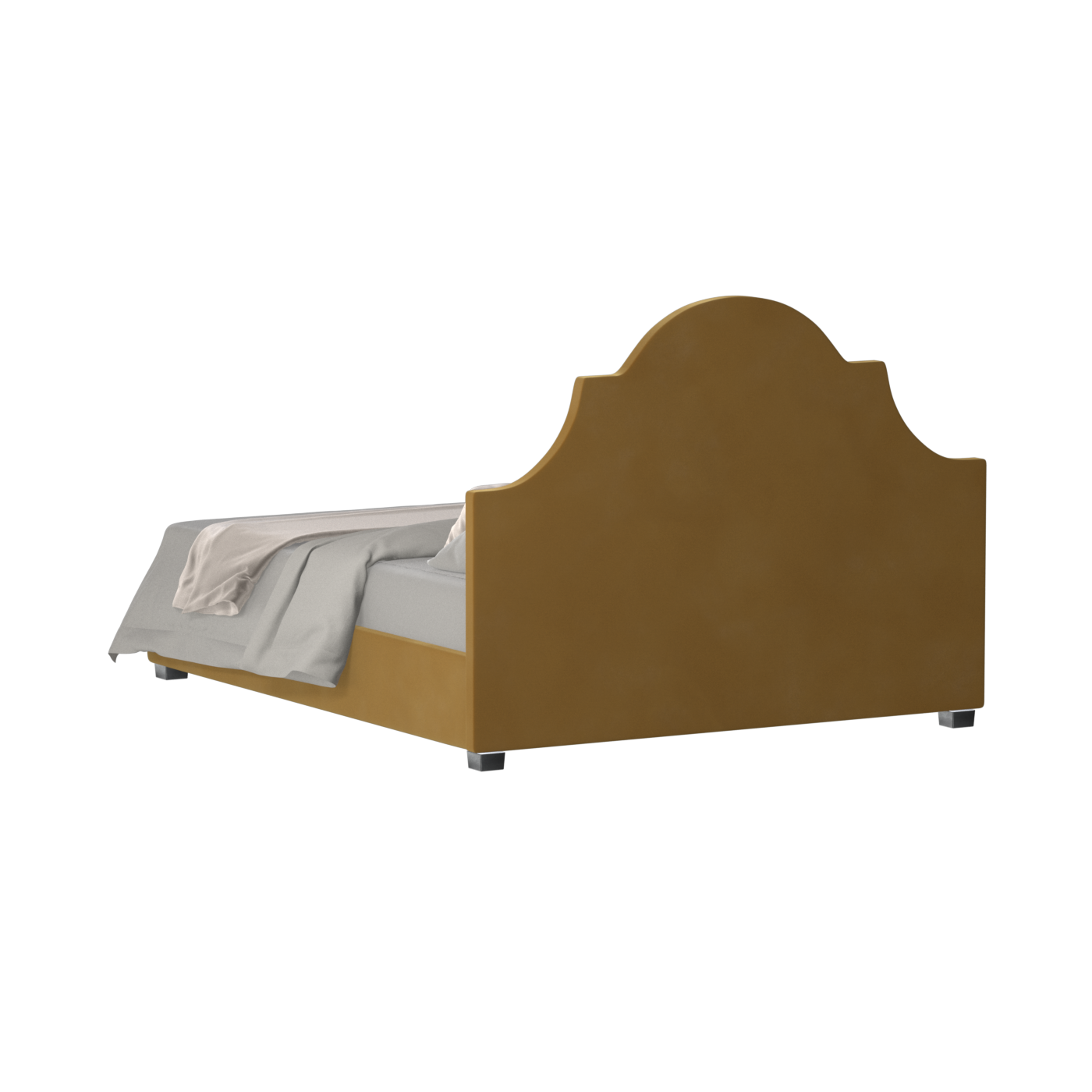 Ariana Double Bed with Elegant Headboard