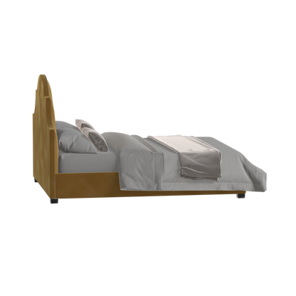 Ariana Double Bed with Elegant Headboard
