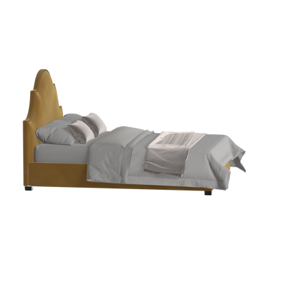 Ariana Double Bed with Elegant Headboard