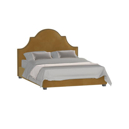 Ariana Double Bed with Elegant Headboard