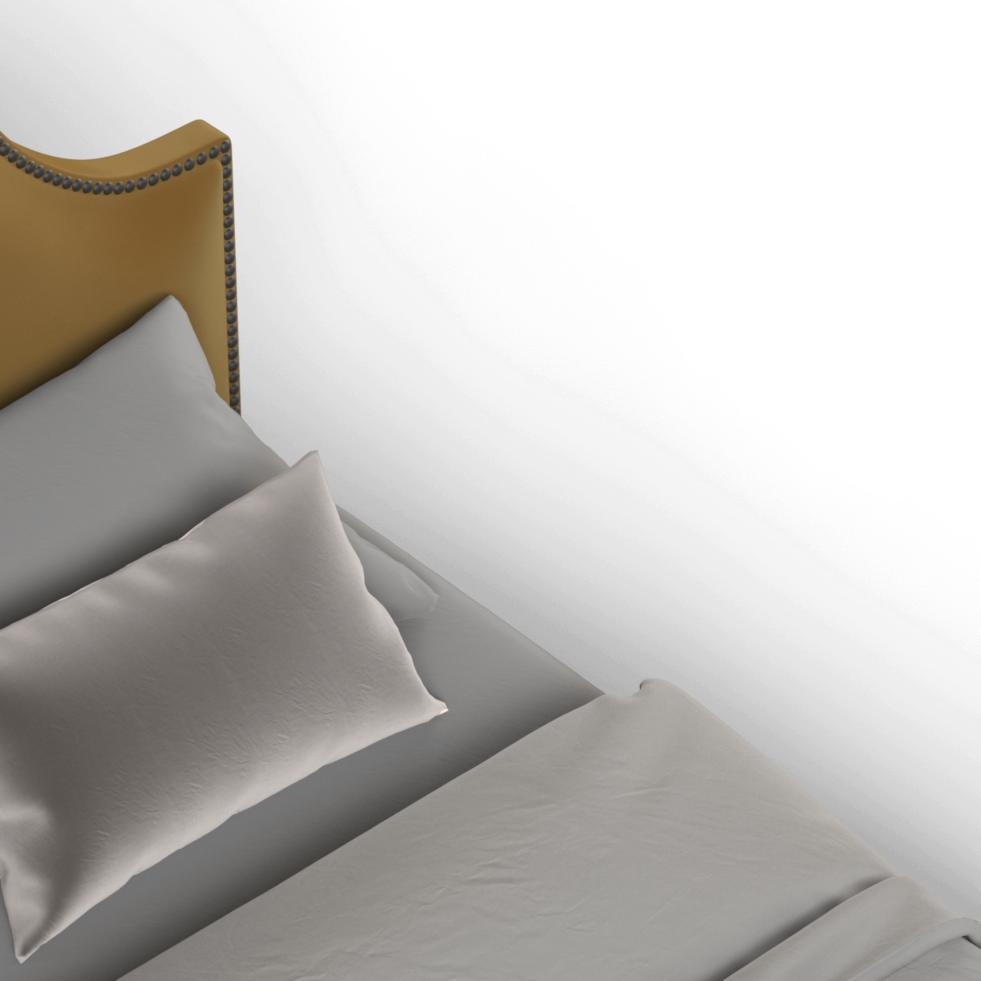 Ariana Double Bed with Elegant Headboard