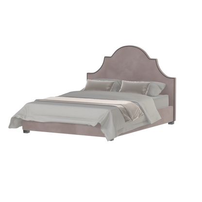 Ariana Double Bed with Elegant Headboard