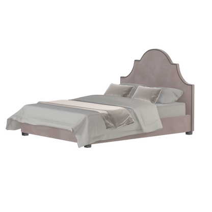Ariana Double Bed with Elegant Headboard