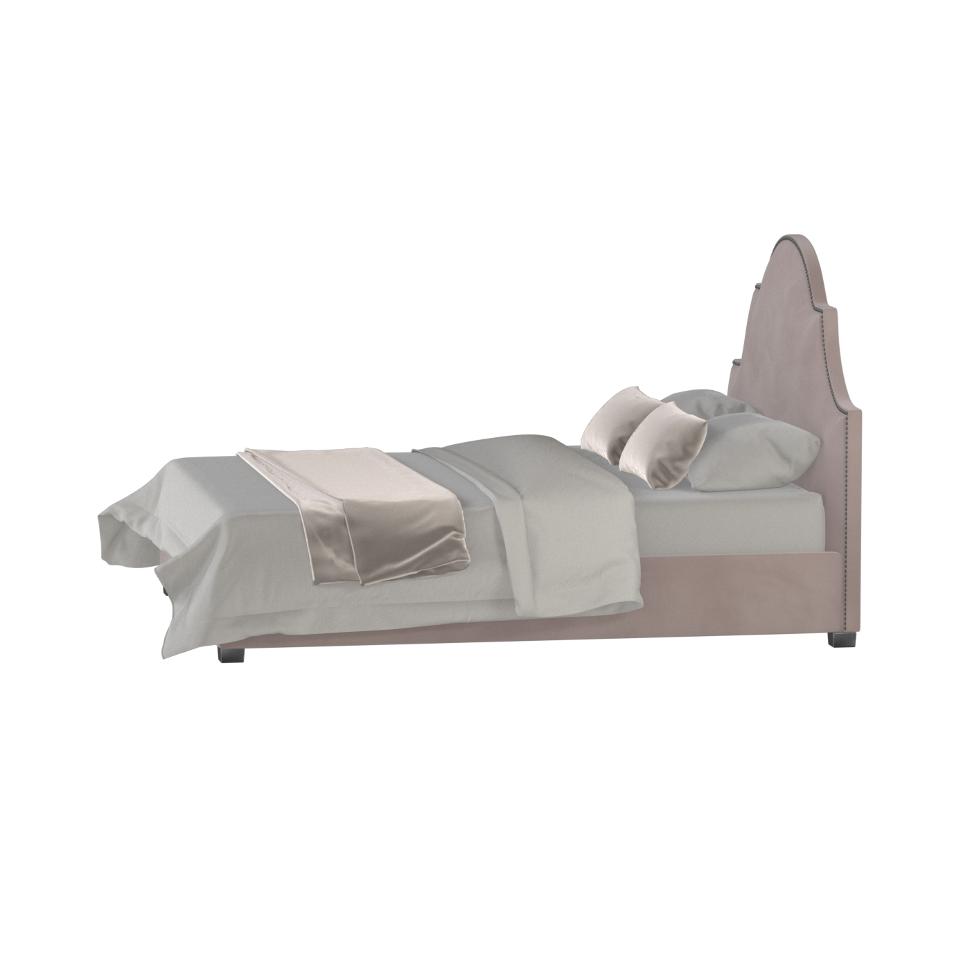 Ariana Double Bed with Elegant Headboard