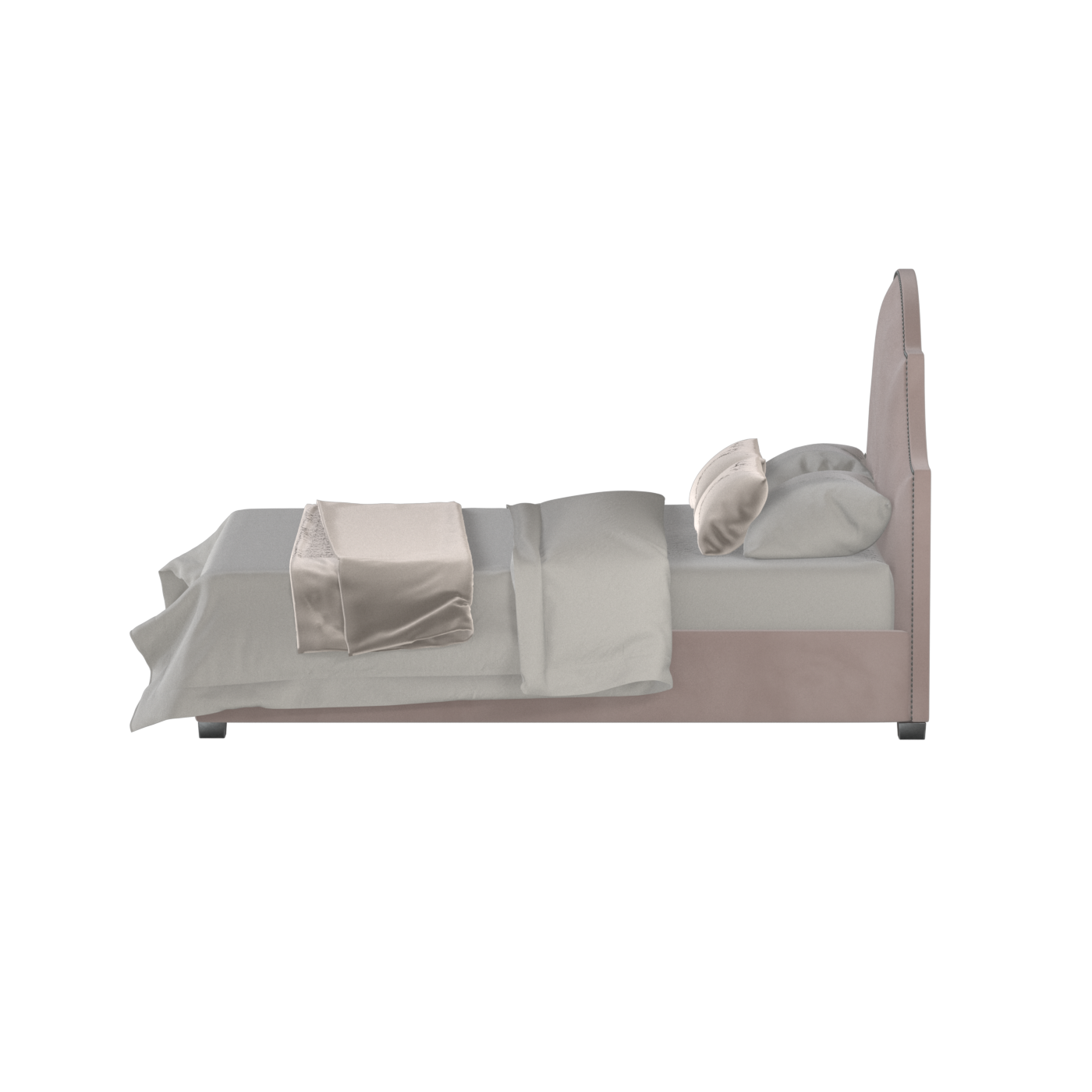 Ariana Double Bed with Elegant Headboard