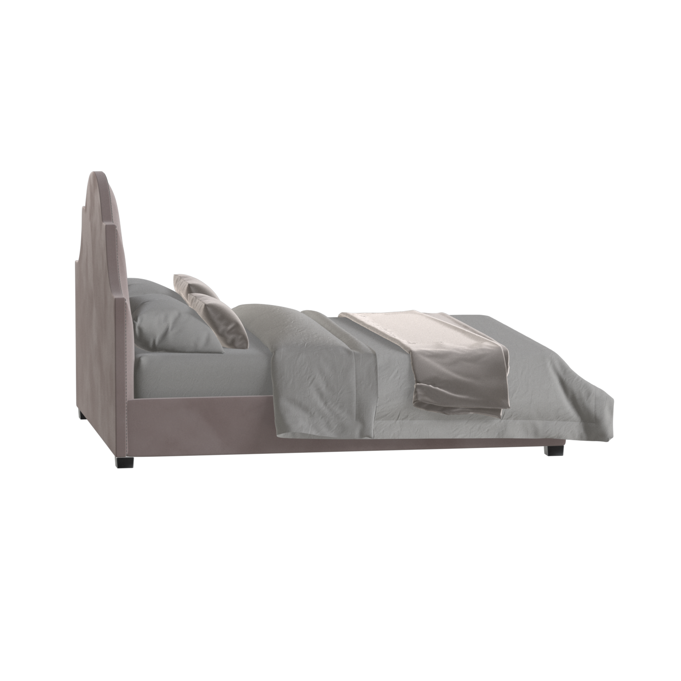 Ariana Double Bed with Elegant Headboard
