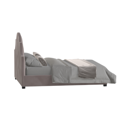 Ariana Double Bed with Elegant Headboard
