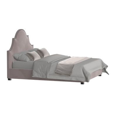 Ariana Double Bed with Elegant Headboard