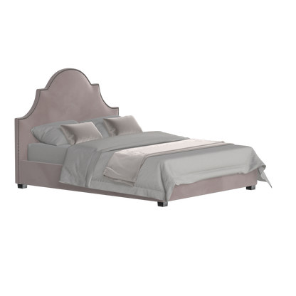 Ariana Double Bed with Elegant Headboard