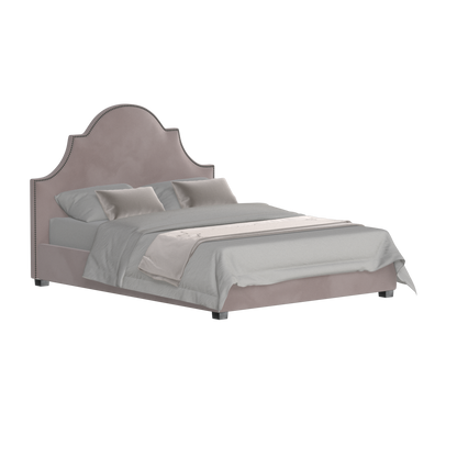 Ariana Double Bed with Elegant Headboard