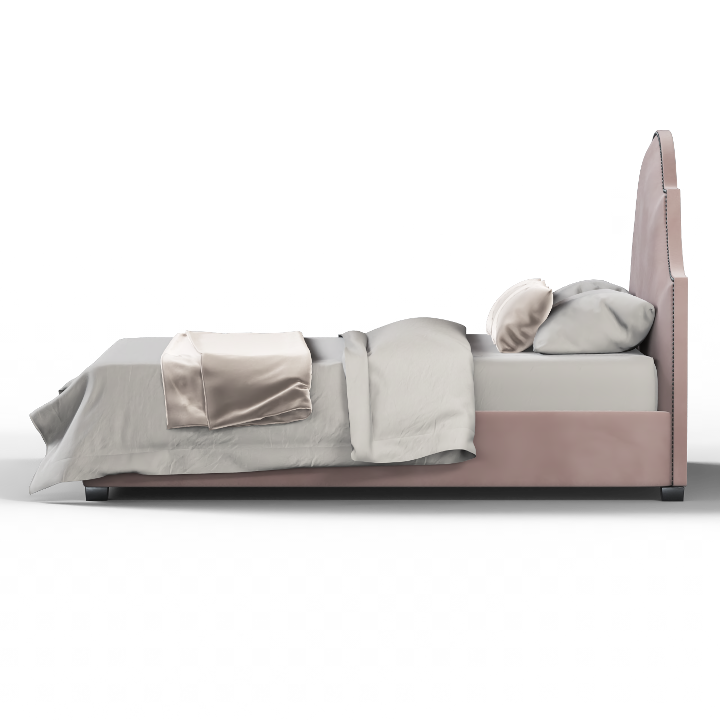 Ariana Double Bed with Elegant Headboard