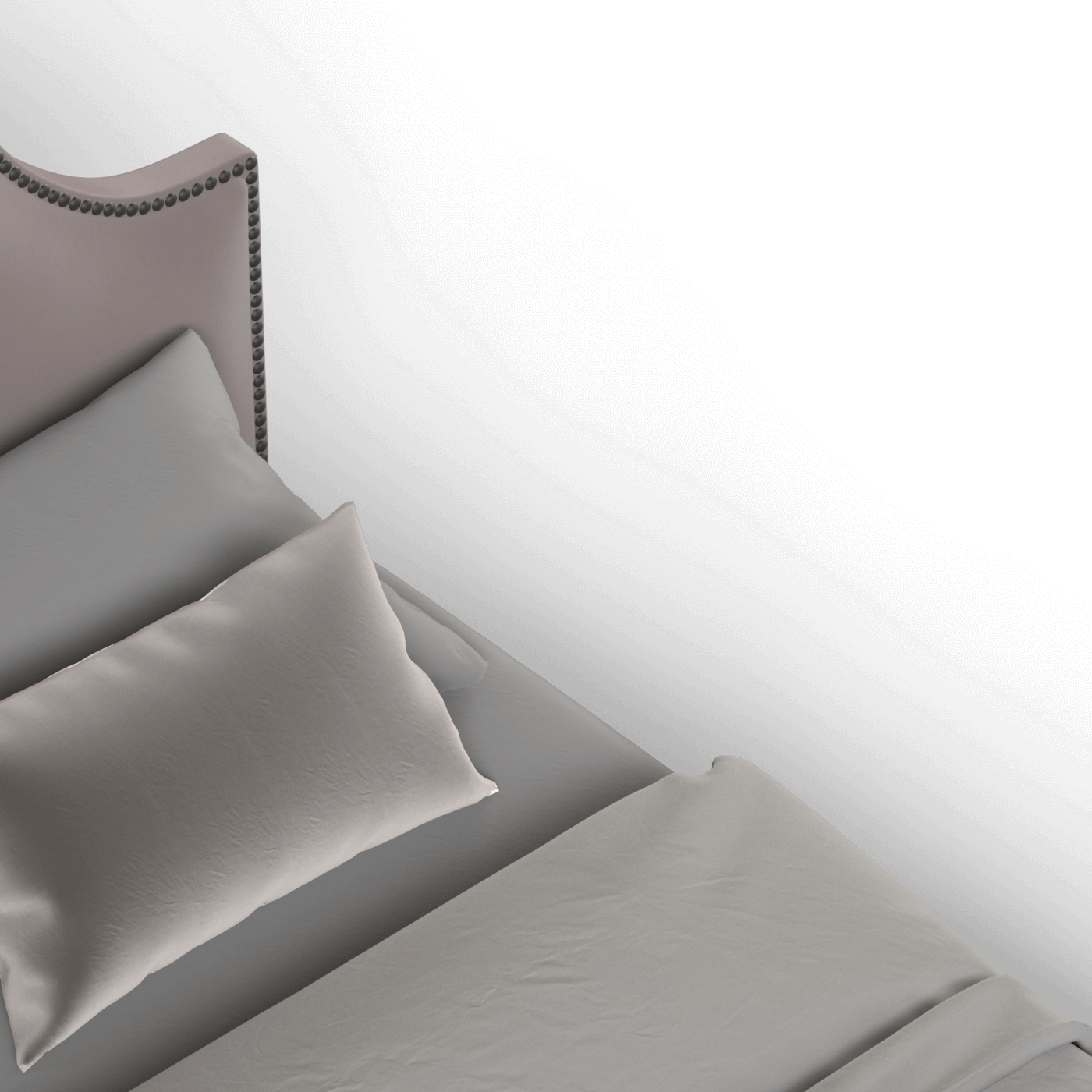 Ariana Double Bed with Elegant Headboard
