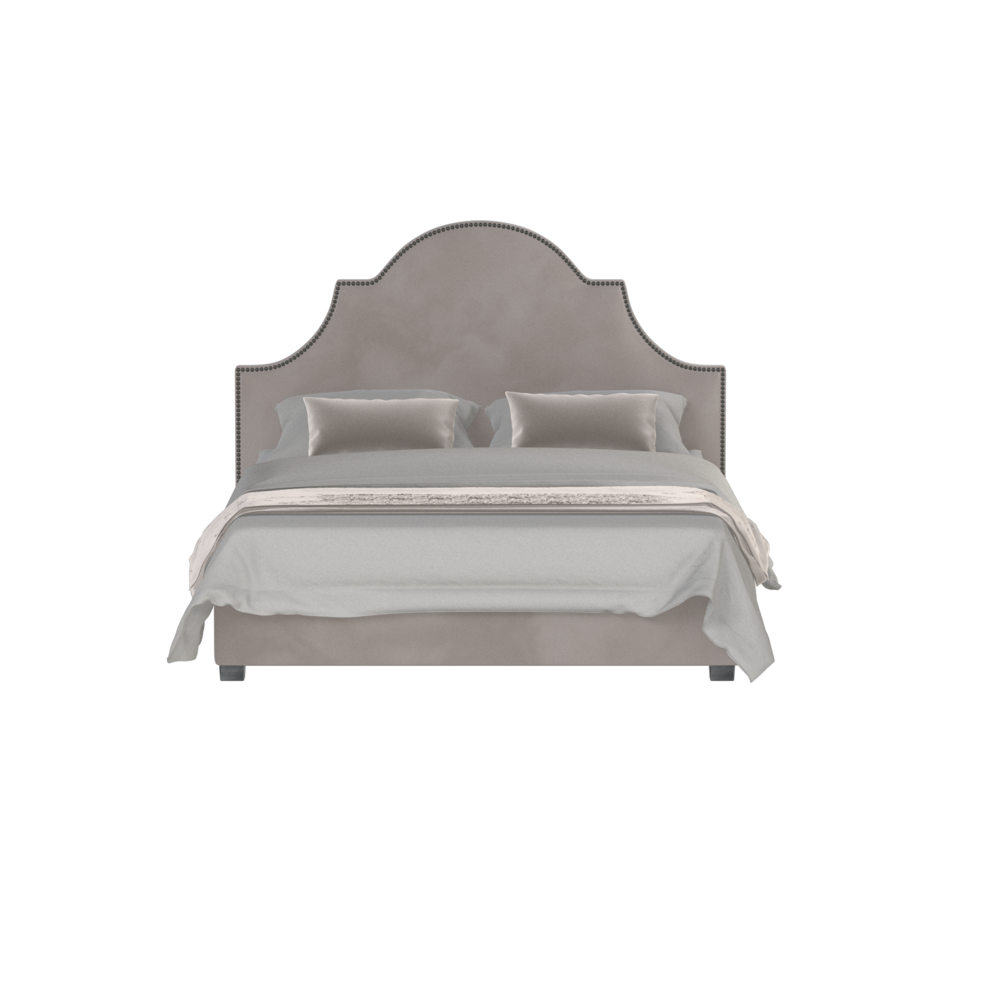 Ariana Double Bed with Elegant Headboard