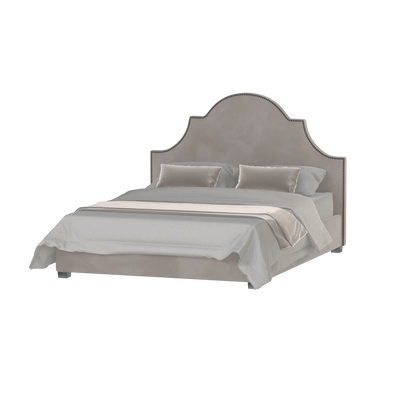 Ariana Double Bed with Elegant Headboard