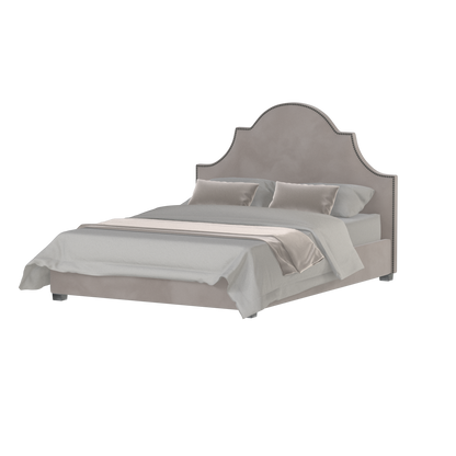 Ariana Double Bed with Elegant Headboard