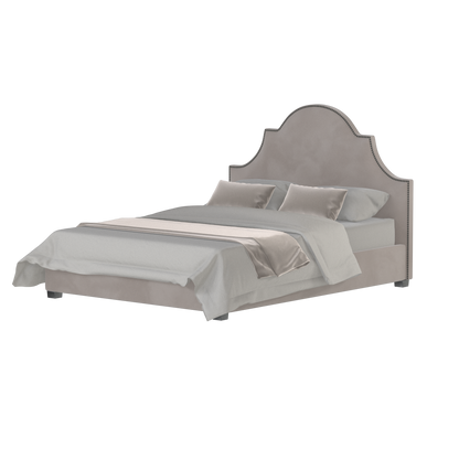 Ariana Double Bed with Elegant Headboard