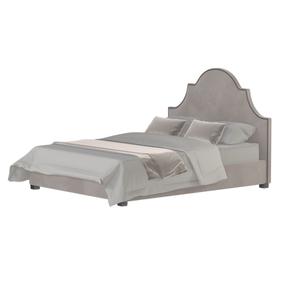 Ariana Double Bed with Elegant Headboard