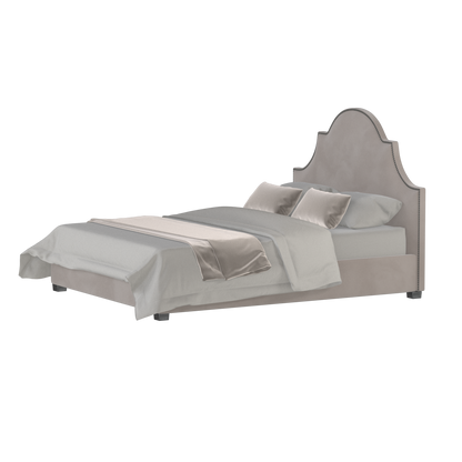 Ariana Double Bed with Elegant Headboard