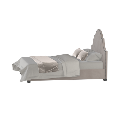 Ariana Double Bed with Elegant Headboard