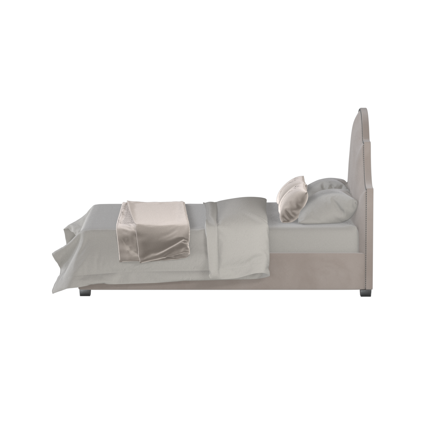 Ariana Double Bed with Elegant Headboard