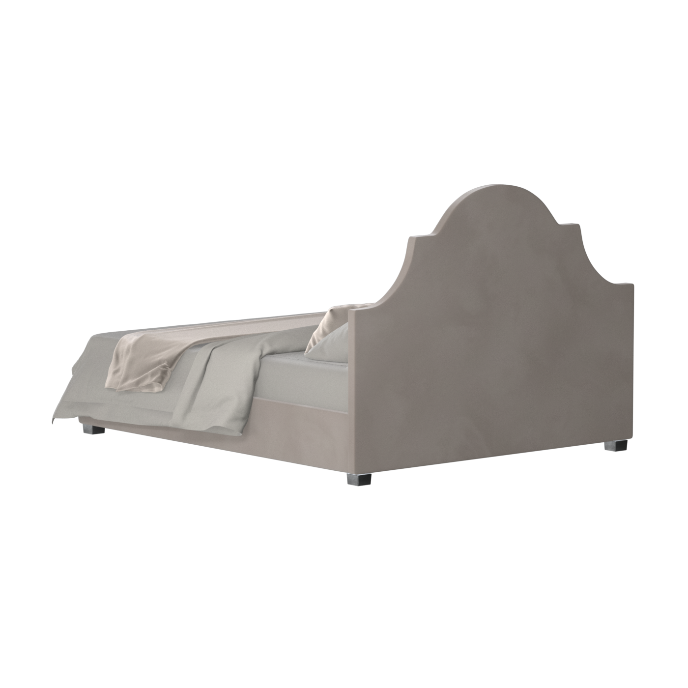 Ariana Double Bed with Elegant Headboard