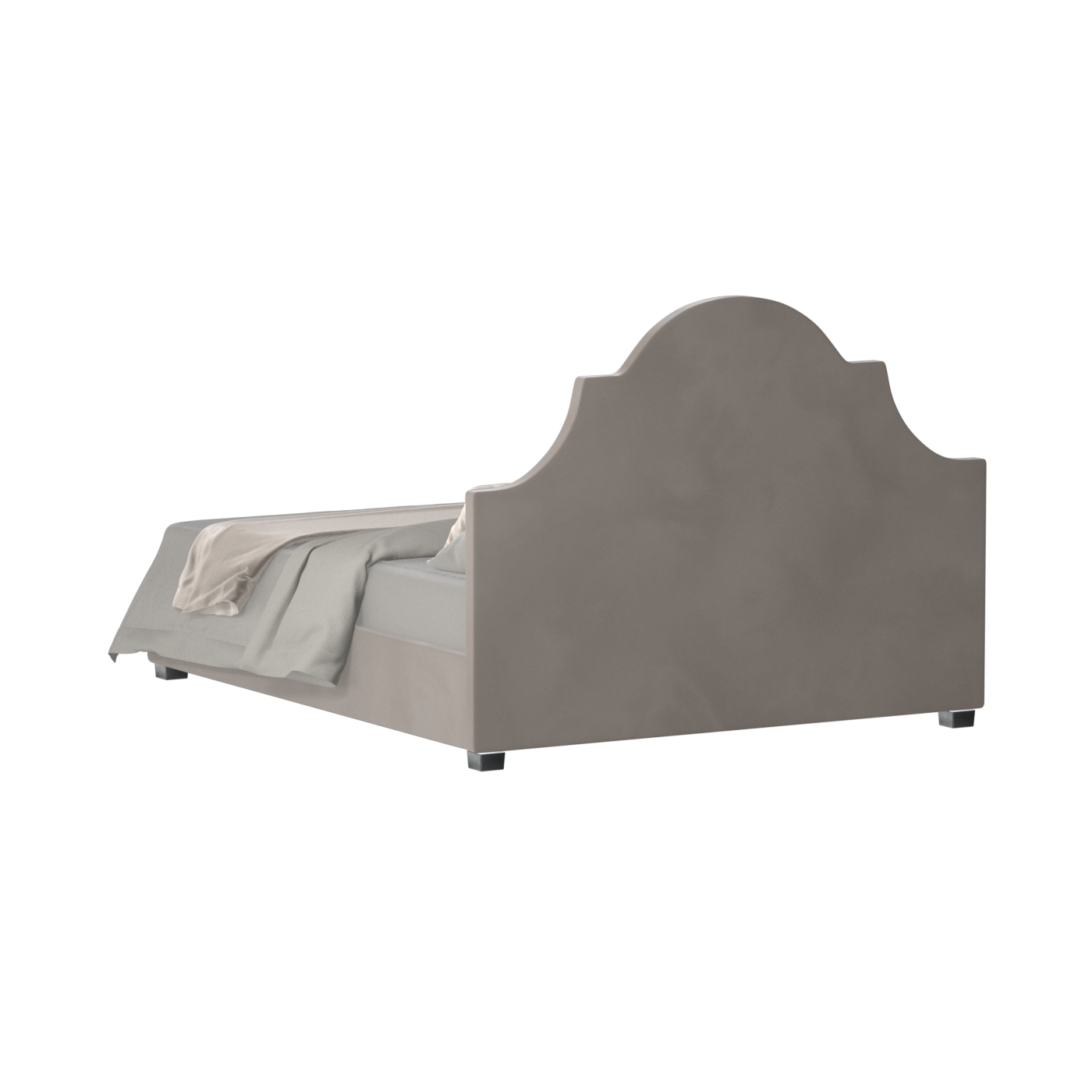 Ariana Double Bed with Elegant Headboard