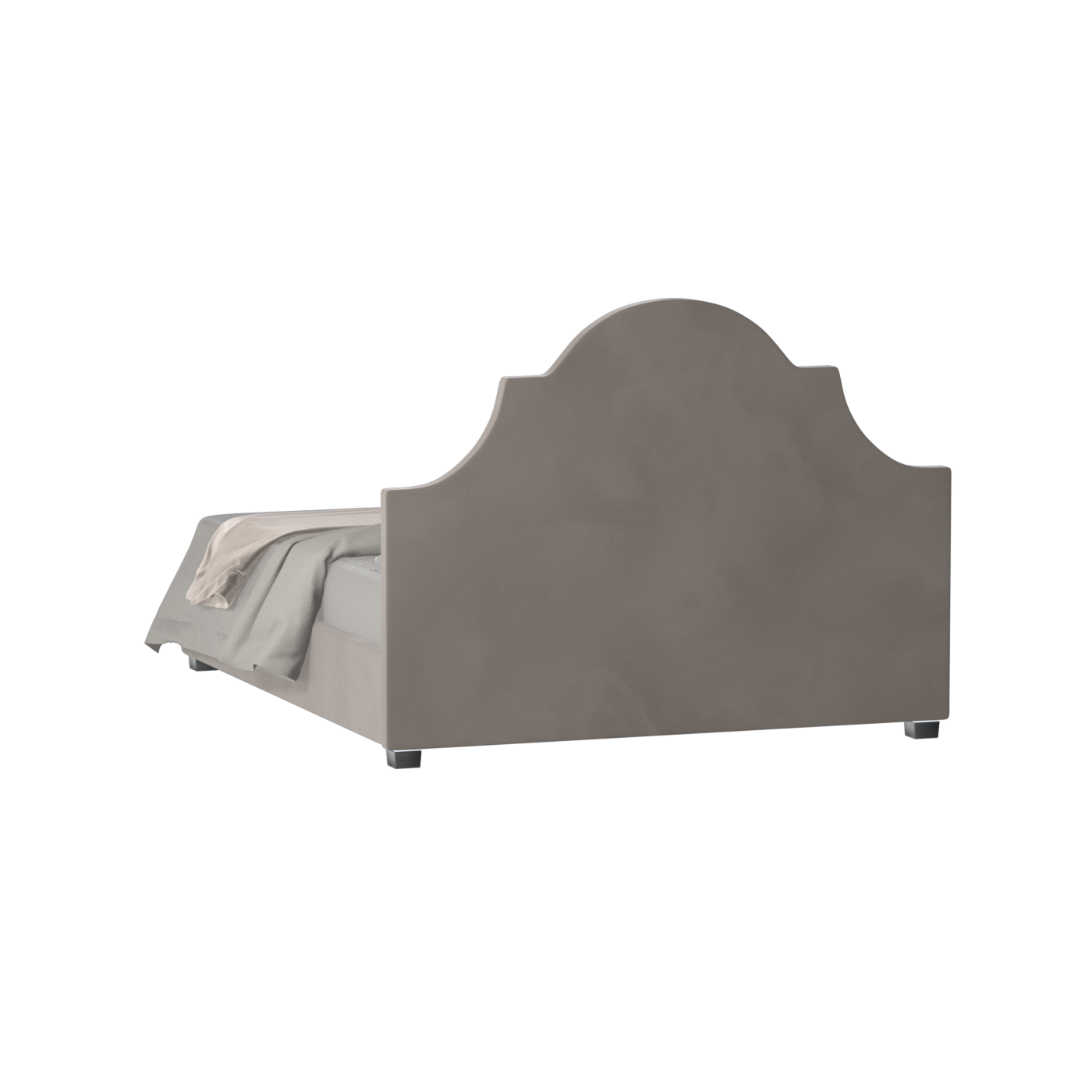 Ariana Double Bed with Elegant Headboard