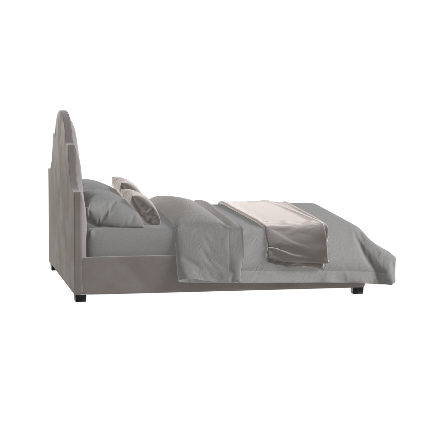 Ariana Double Bed with Elegant Headboard