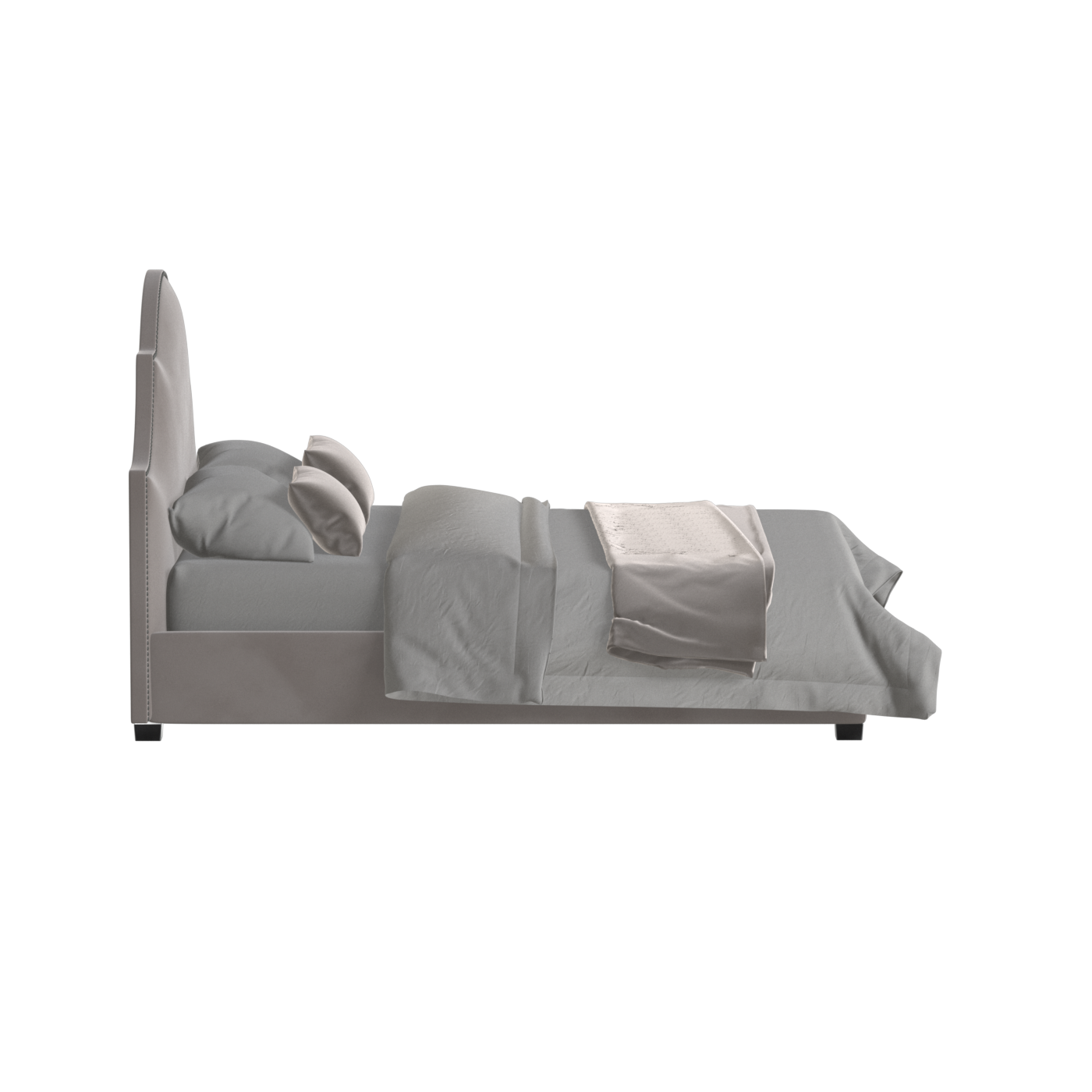 Ariana Double Bed with Elegant Headboard