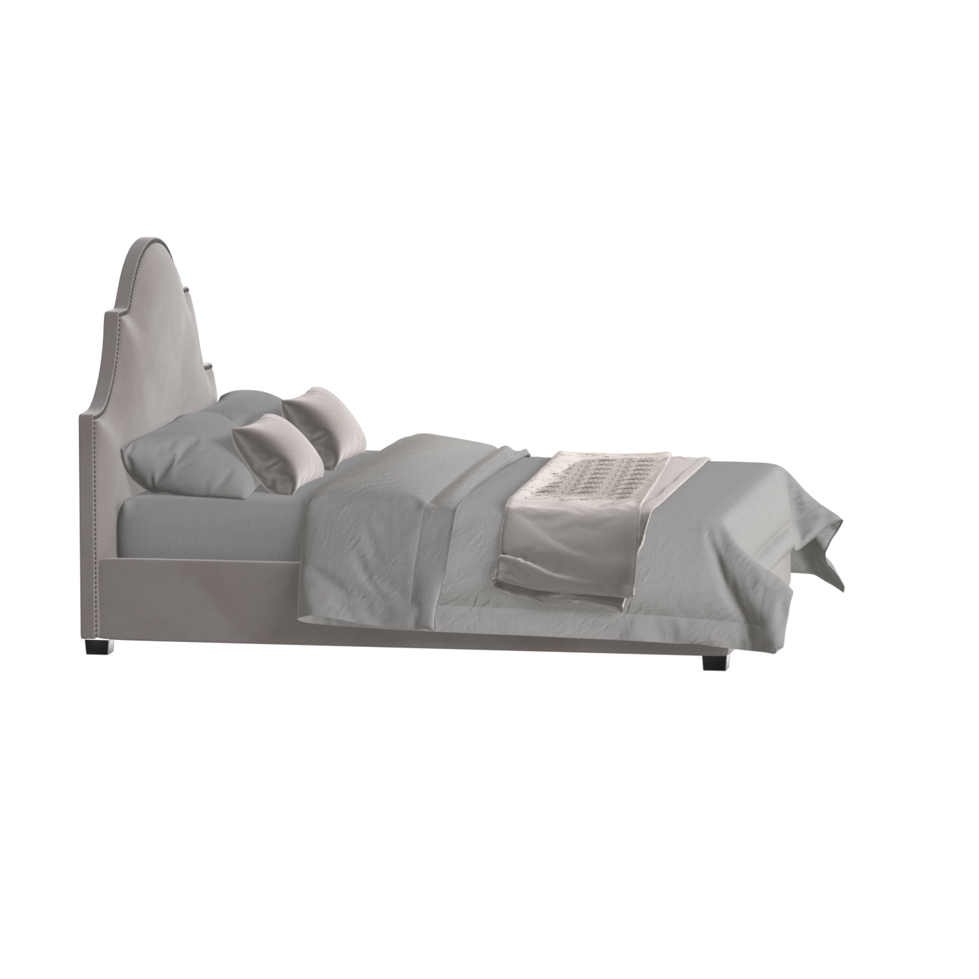 Ariana Double Bed with Elegant Headboard