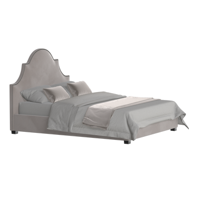 Ariana Double Bed with Elegant Headboard