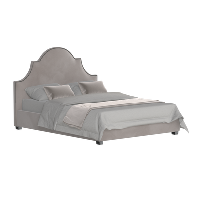 Ariana Double Bed with Elegant Headboard