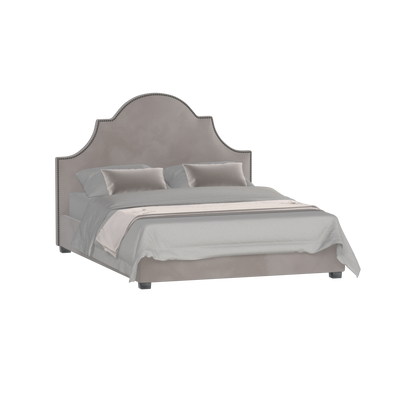 Ariana Double Bed with Elegant Headboard