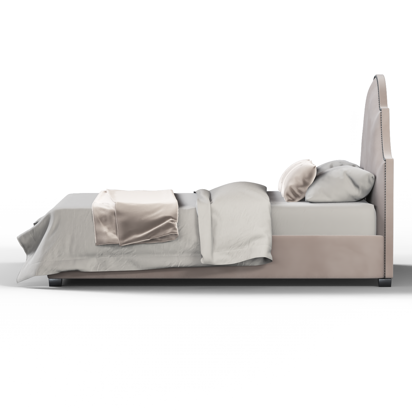 Ariana Double Bed with Elegant Headboard